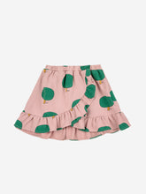 Load image into Gallery viewer, Green Tree All Over Ruffle Skirt
