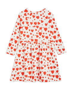 Hearts Long Sleeve Dress (LAST ONE 140/146)
