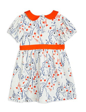 Load image into Gallery viewer, Scottish Unicorns Puff Sleeve Dress