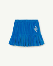 Load image into Gallery viewer, Blue Logo Velvet Bird Skirt