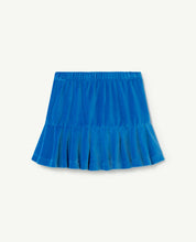 Load image into Gallery viewer, Blue Logo Velvet Bird Skirt