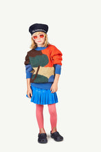 Load image into Gallery viewer, Blue Logo Velvet Bird Skirt