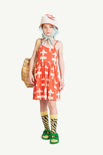 Load image into Gallery viewer, Geometrical Red Otter Dress