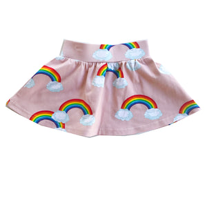 Pink Rainbows Skirt (LAST ONE 2Y)