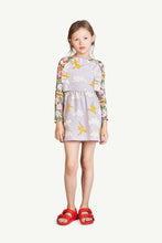 Load image into Gallery viewer, Clouds Lavand Dragonfly Dress
