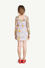 Load image into Gallery viewer, Clouds Lavand Dragonfly Dress