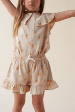 Load image into Gallery viewer, Orange Frills Short