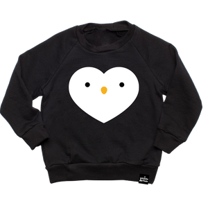 Kawaii Penguin Heart Sweatshirt (LAST ONE 1-2Y)