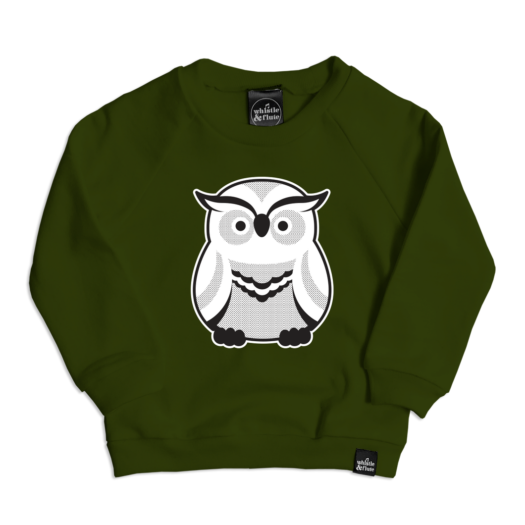 Modern Owl Sweatshirt (LAST ONE 12-18mo)
