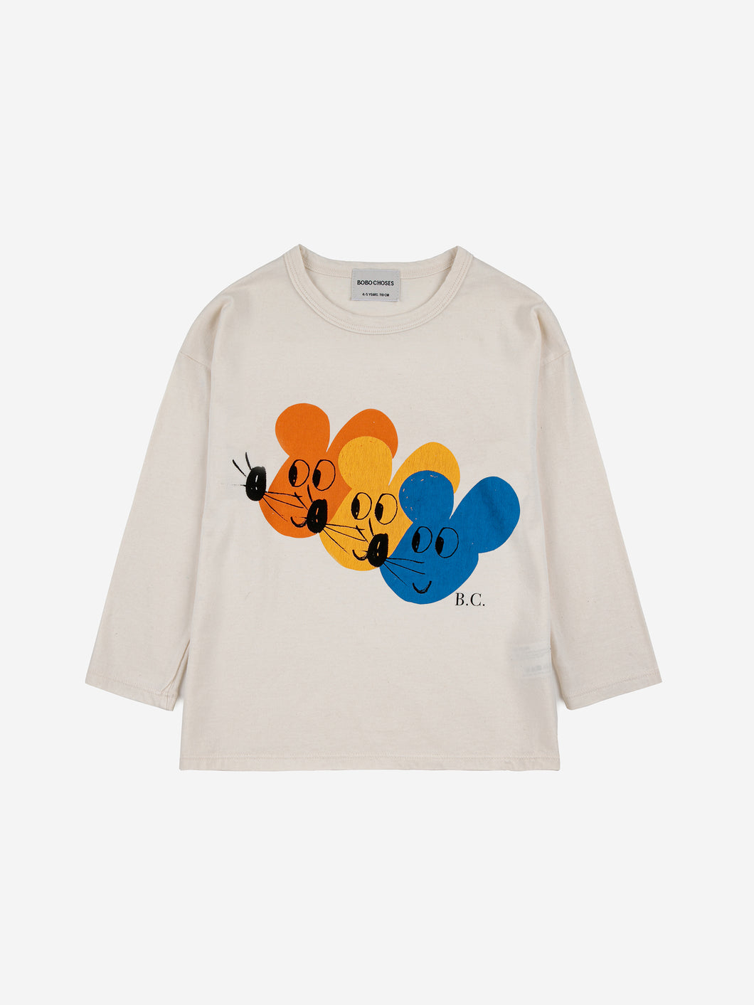 Multicolor Mouse Long Sleeve T-Shirt