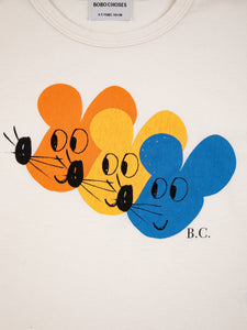 Multicolor Mouse Long Sleeve T-Shirt