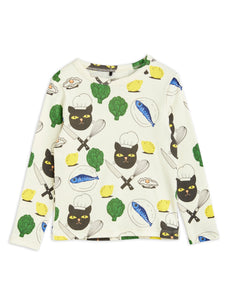 Chef Cat Long Sleeve T-Shirt