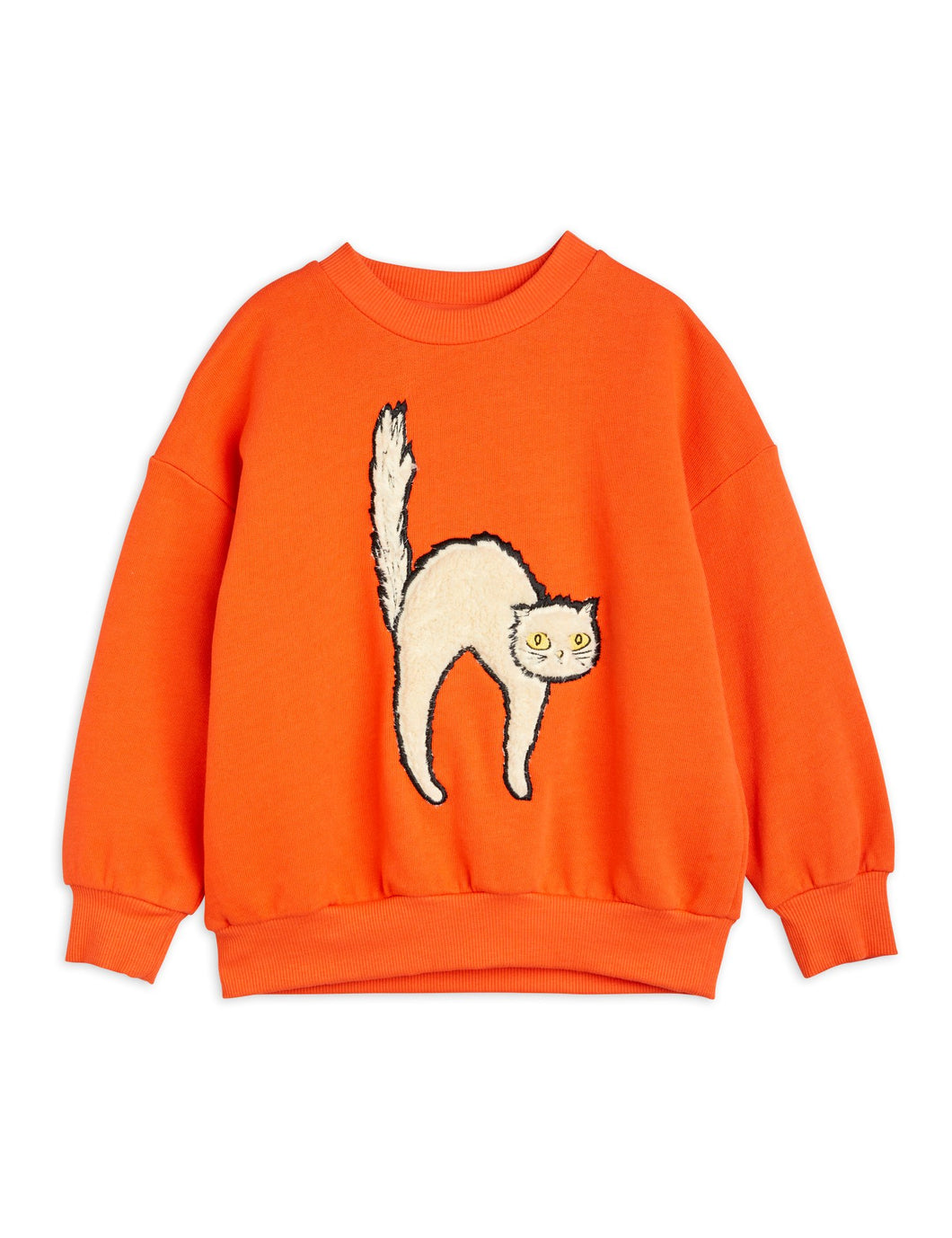 Angry Cat Embroidered Sweatshirt