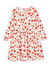 Load image into Gallery viewer, Hearts Long Sleeve Dress (LAST ONE 140/146)
