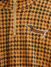 Load image into Gallery viewer, Dog Embroidered Velour Half-Zip
