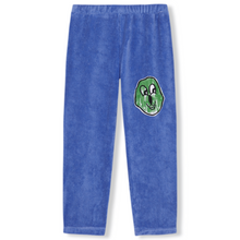 Load image into Gallery viewer, Happy Face Blue Patch Pants
