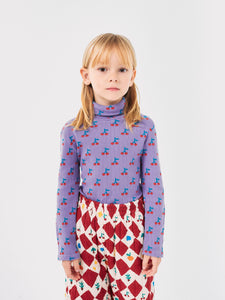 Bobo Cherry All Over Turtle Neck T-Shirt