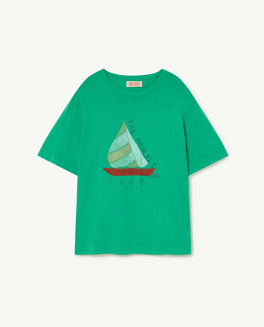 Green Rooster Oversized Kids T-Shirt