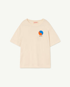 Ecru Rooster Oversized Kids T-Shirt