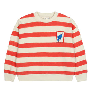 Bird Striped Sweatshirt