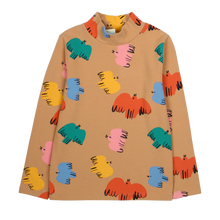 Load image into Gallery viewer, Colorful Bird Turtleneck T-Shirt
