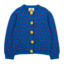 Load image into Gallery viewer, Pompom Shirring Cardigan
