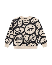 Load image into Gallery viewer, Smiley Faces Sweater
