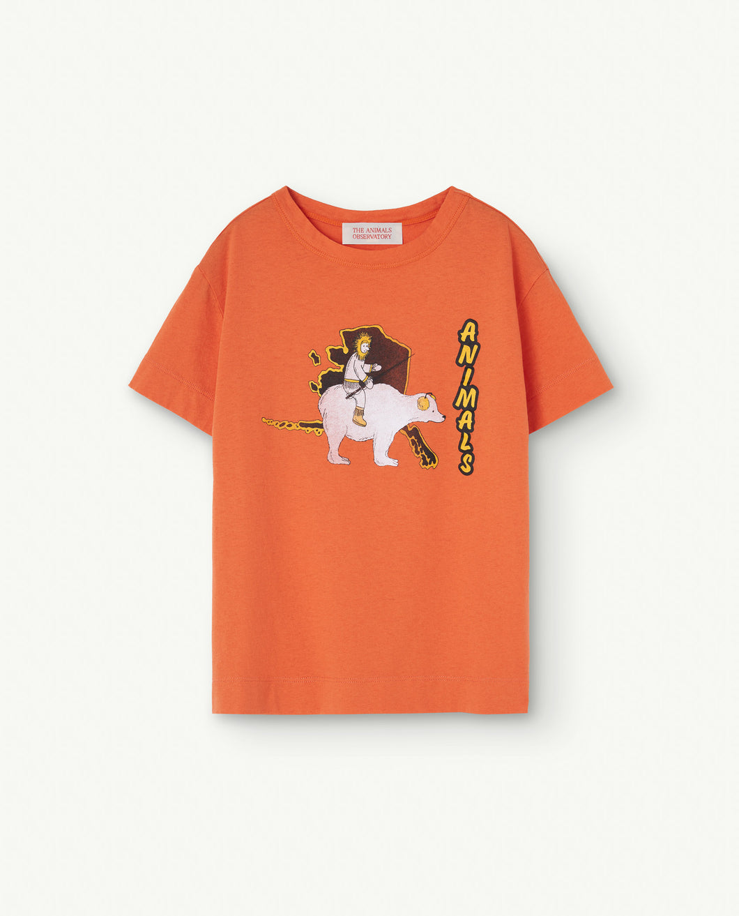 Orange Rooster Kids T-Shirt