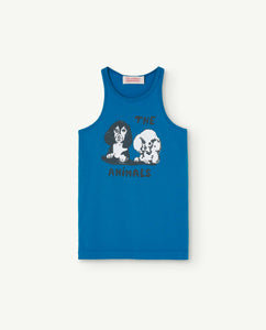Blue Tank Frog Kids T-Shirt