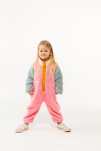 Load image into Gallery viewer, Color Block Polar Sherpa Jacket - Pink
