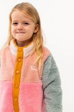 Load image into Gallery viewer, Color Block Polar Sherpa Jacket - Pink
