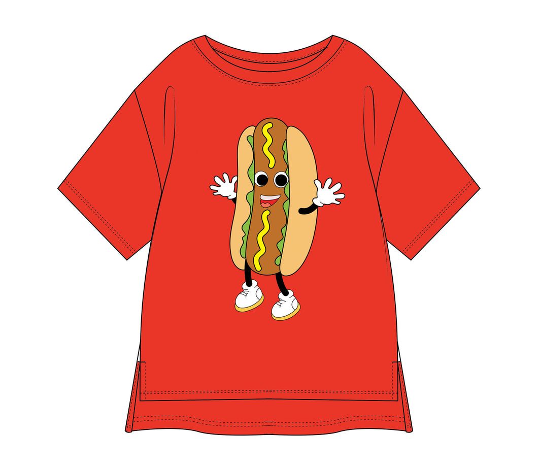 Hot Dogs Red T-Shirt