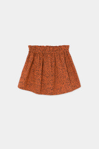 All Over Leopard Flared Skirt
