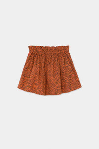 All Over Leopard Flared Skirt