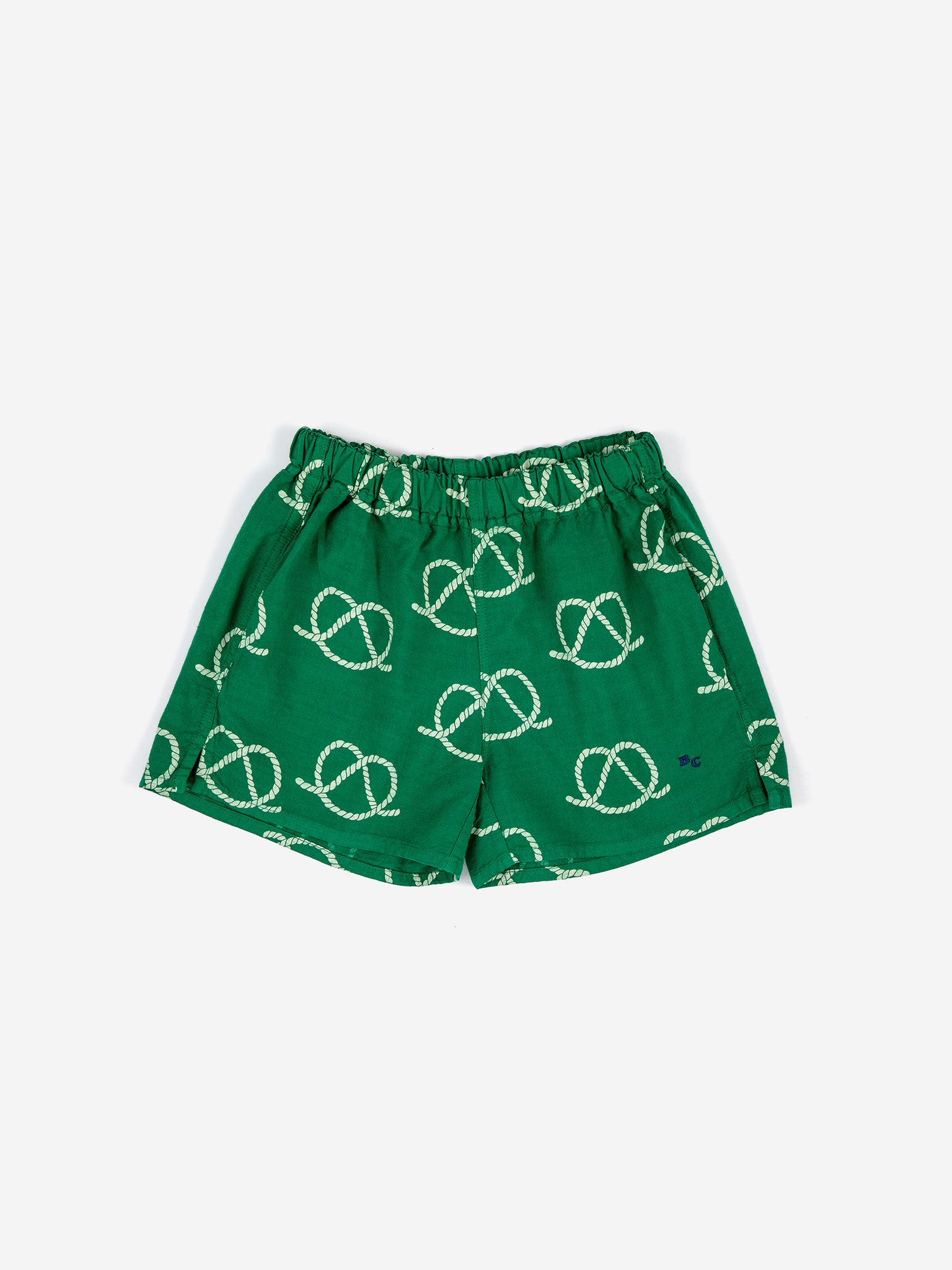 Bobo Choses All-Over Rope-Print Shorts - Blue