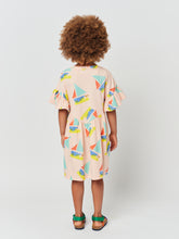 Load image into Gallery viewer, Multicolor Sail Boat Ruffle Dress
