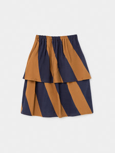 Big Stripes Midi Skirt