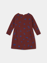 Load image into Gallery viewer, All Over Stuff Fleece Dress (LAST ONE 6/7y)
