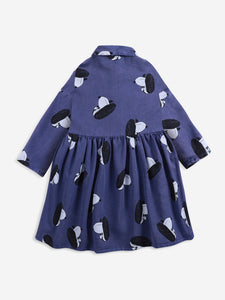 Doggie All Over Woven Buttoned Dress (LAST ONE 8-9Y)
