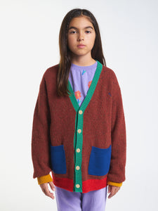 Color Block Cardigan