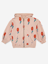 Load image into Gallery viewer, Flowers All Over Hooded Sweatshirt (LAST ONE 6/7Y)
