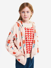 Load image into Gallery viewer, Flowers All Over Hooded Sweatshirt (LAST ONE 6/7Y)
