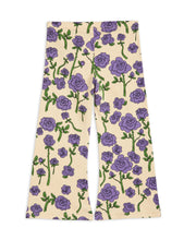 Load image into Gallery viewer, Roses Flared Trousers - Purple

