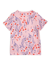 Load image into Gallery viewer, Scottish Unicorns T-Shirt - Pink (LAST ONE 128/134)
