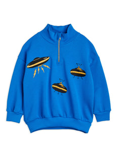 UFO Embroidered Half Zip Sweatshirt