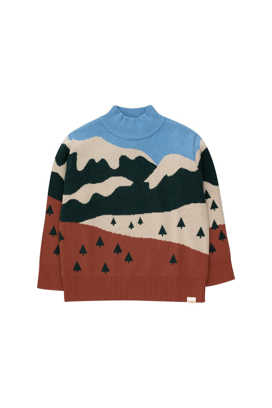 Landscape Mockneck Sweater