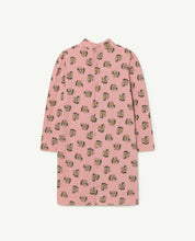 Load image into Gallery viewer, Pink Flowers Jersey Bug Dress
