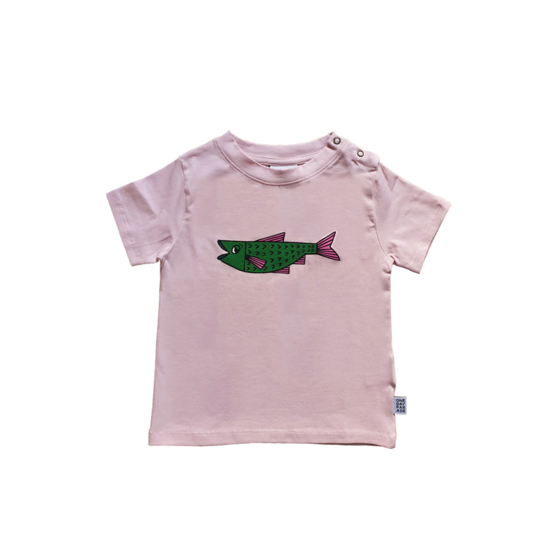Lila Fish Front T-Shirt