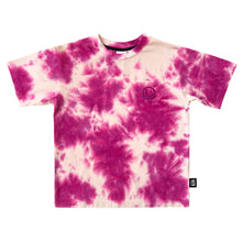 Load image into Gallery viewer, Shocking Pink Tie Dye Skate T-Shirt (LAST ONE 4-5Y)

