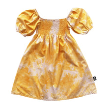 Load image into Gallery viewer, Sunset Gold Tie Dye Smocked Dress

